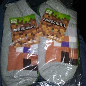 5 pair Minecraft socks